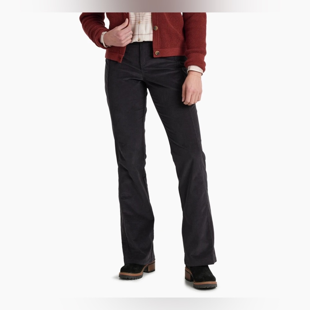 Kuhl Women’s Stylish Lydia Corduroy Pants Coal Size 4